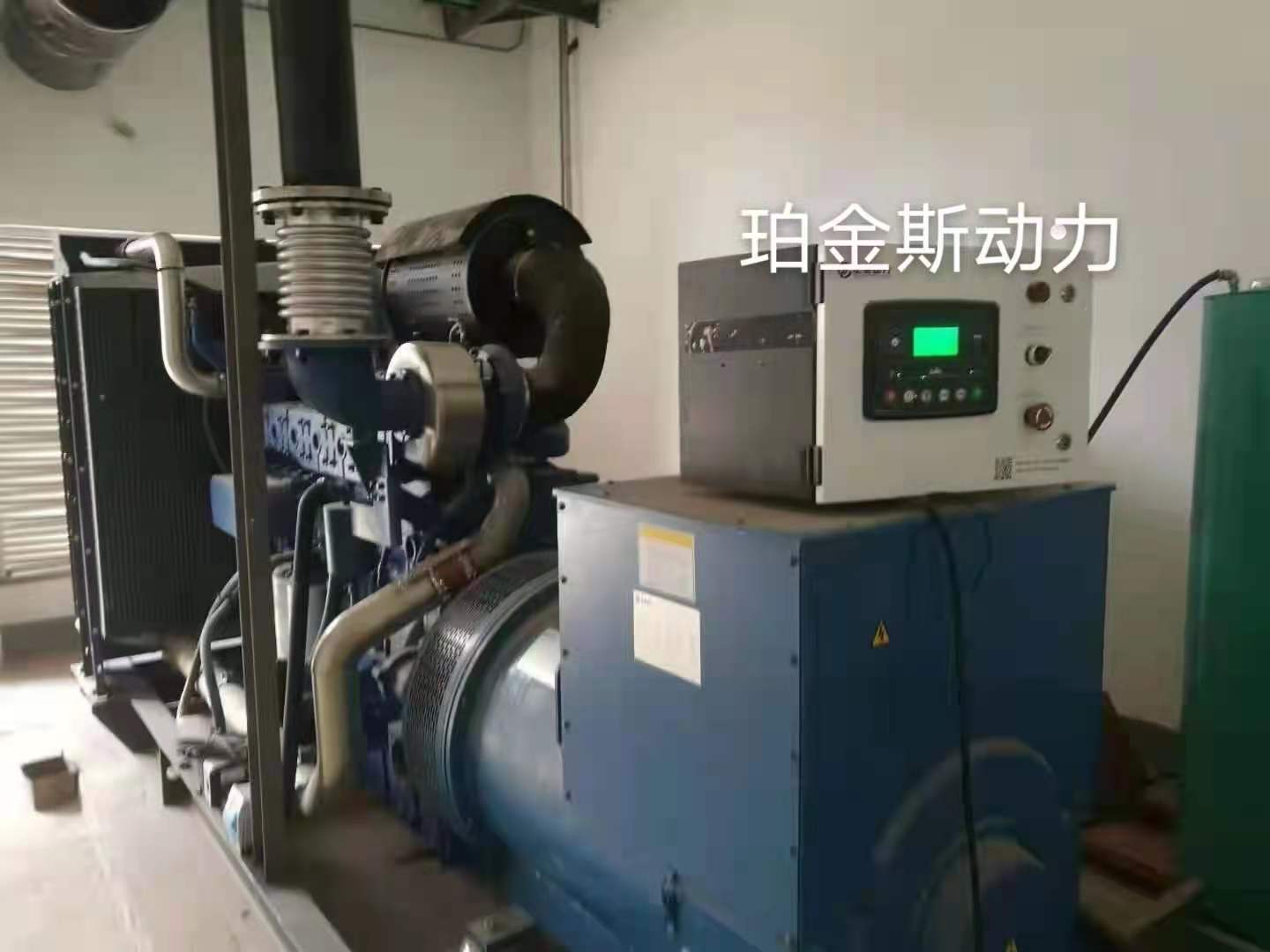 500KW玉柴系列開(kāi)架機(jī)組調(diào)試完畢，交付使用！